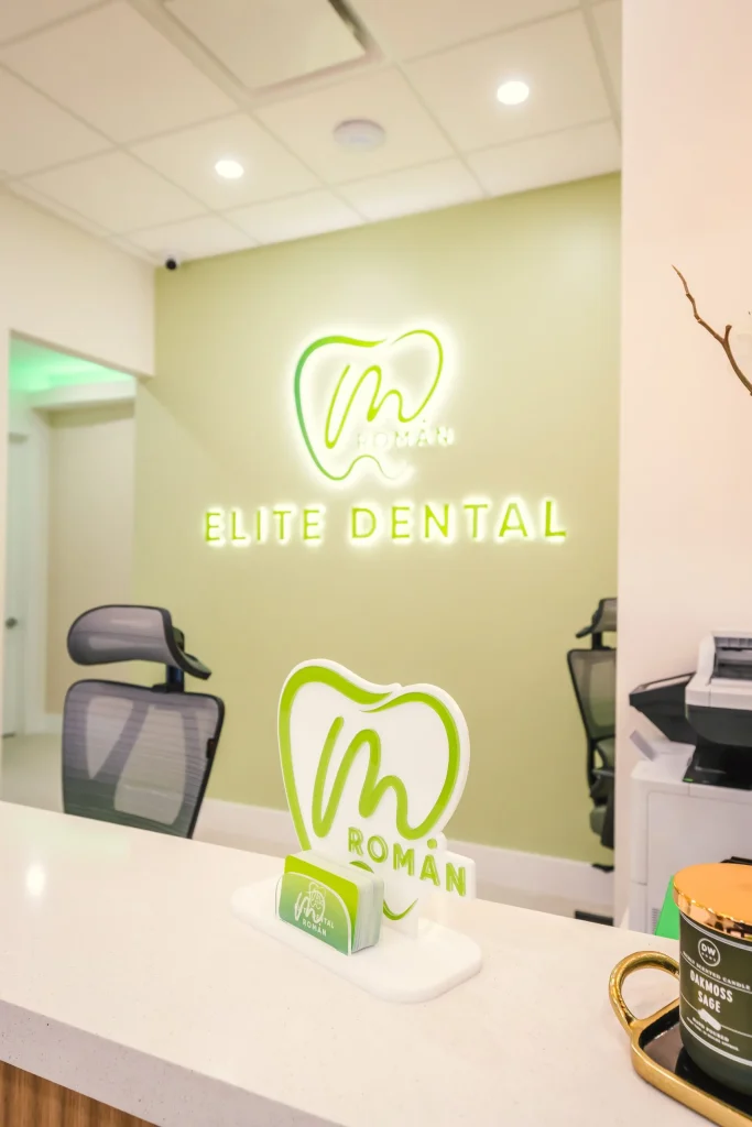 Elite Dental Touch welcoming front desk reception in Miramar, FL